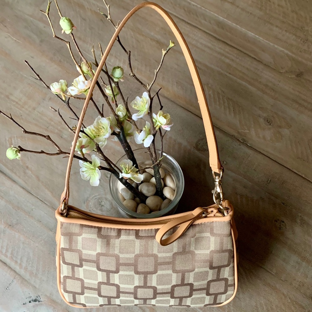 Nine West brown and Tan Mini Bag.
